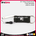 Promotional metal bottle opener led keychain with carabiner